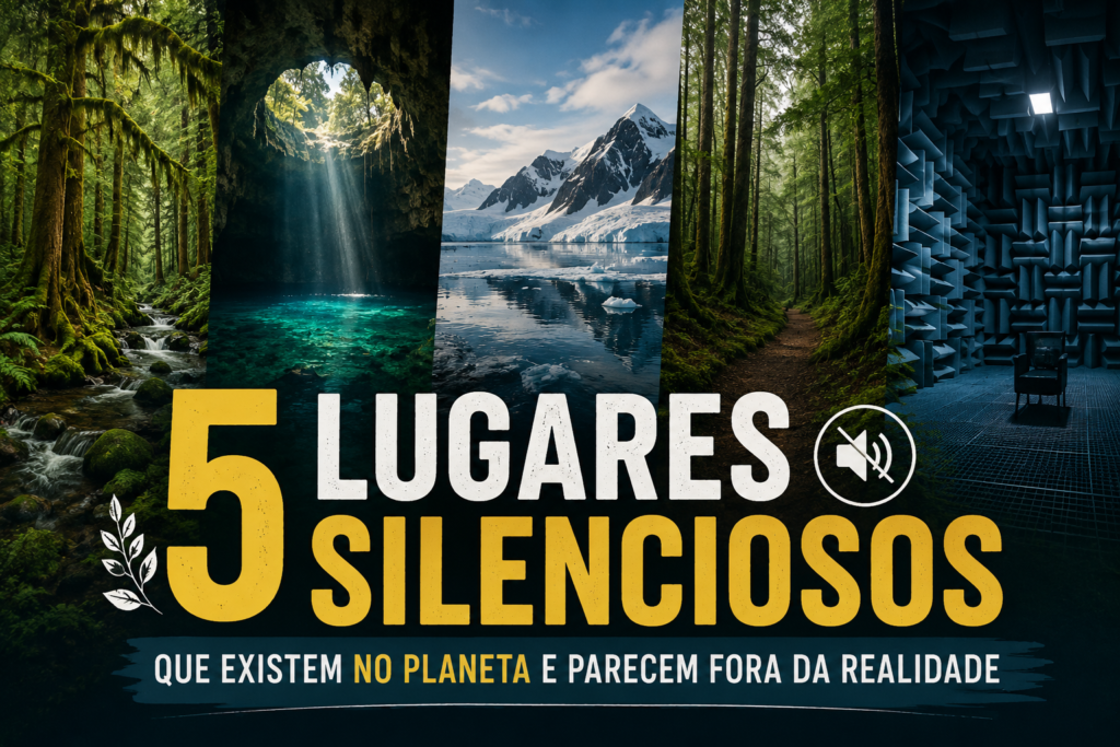 Os 5 lugares mais silenciosos que existem no planeta chatgpt image 19 de mai. de 2026, 18 52 52